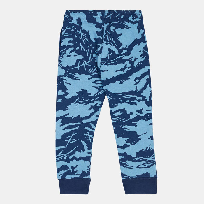 Nike Kids' Club Camo Fleece Pants Blue image number 1
