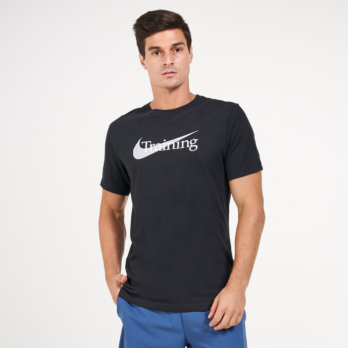 Nike Men's Dri-FIT Training T-Shirt Black image number 0