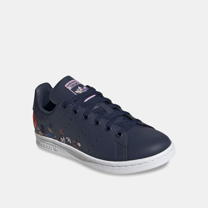 adidas Originals Kids' Stan Smith Shoes Blue adidas Originals Kids' Stan Smith Shoes Blue image number 1