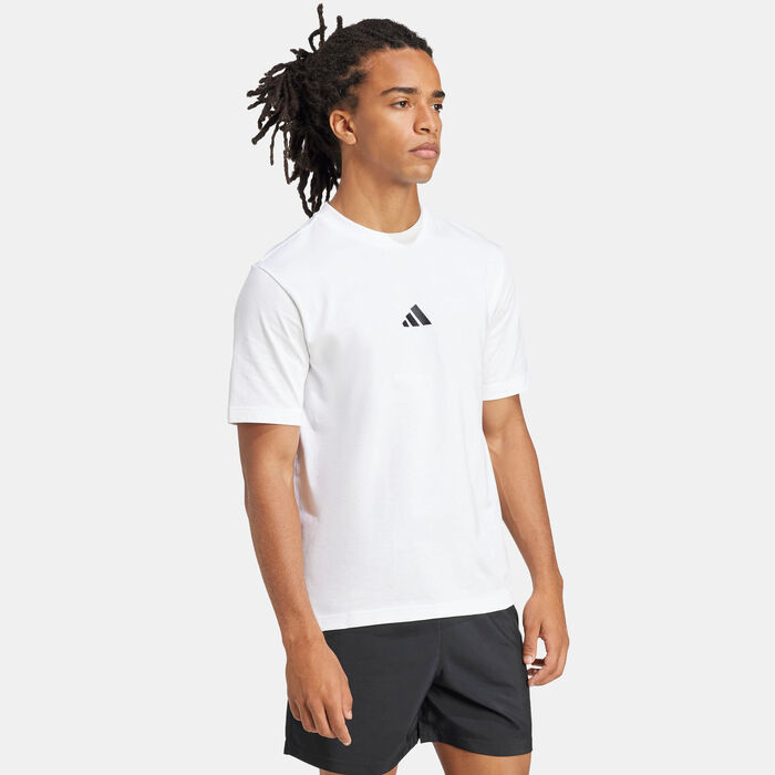 adidas Men's Essentials T-Shirt White adidas Men's Essentials T-Shirt White image number 2