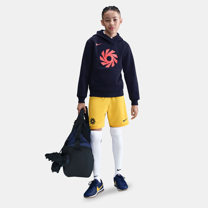 Nike Kids' Club Fleece Hoodie Blue Nike Kids' Club Fleece Hoodie Blue image number 2