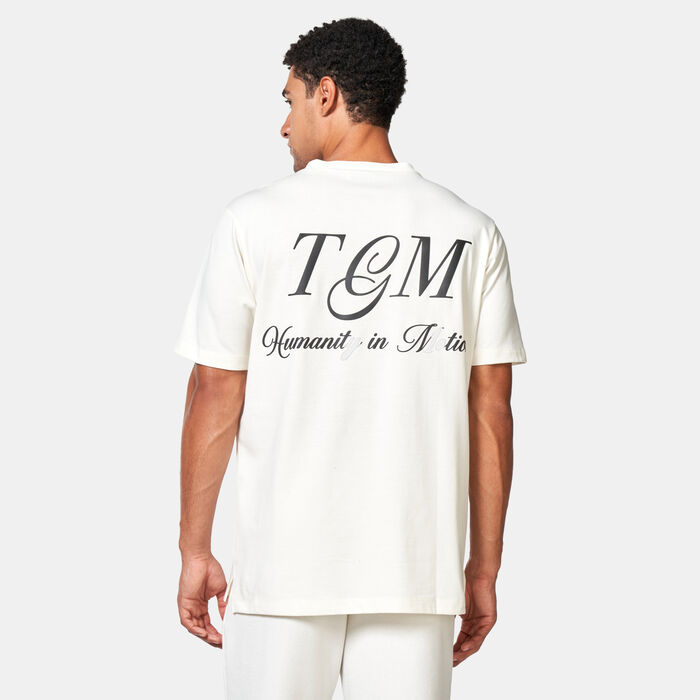 The Giving Movement Men's Logo Print T-Shirt White image number 1