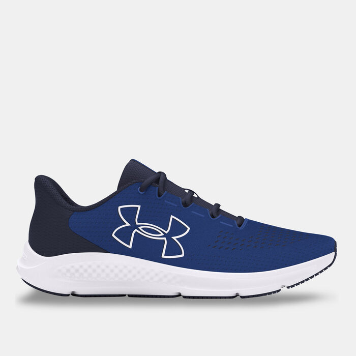 Under Armour Men's Charged Pursuit 3 Big Logo Running Shoes Blue image number 0