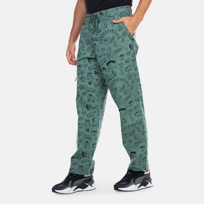 PUMA Men's x RIPNDIP Pants Green image number 0
