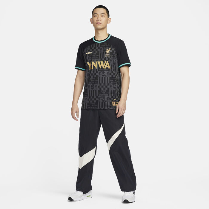 Nike Men's Liverpool F.C. Stadium LeBron Dri-FIT Replica Football Shirt Black Nike Men's Liverpool F.C. Stadium LeBron Dri-FIT Replica Football Shirt Black image number 7