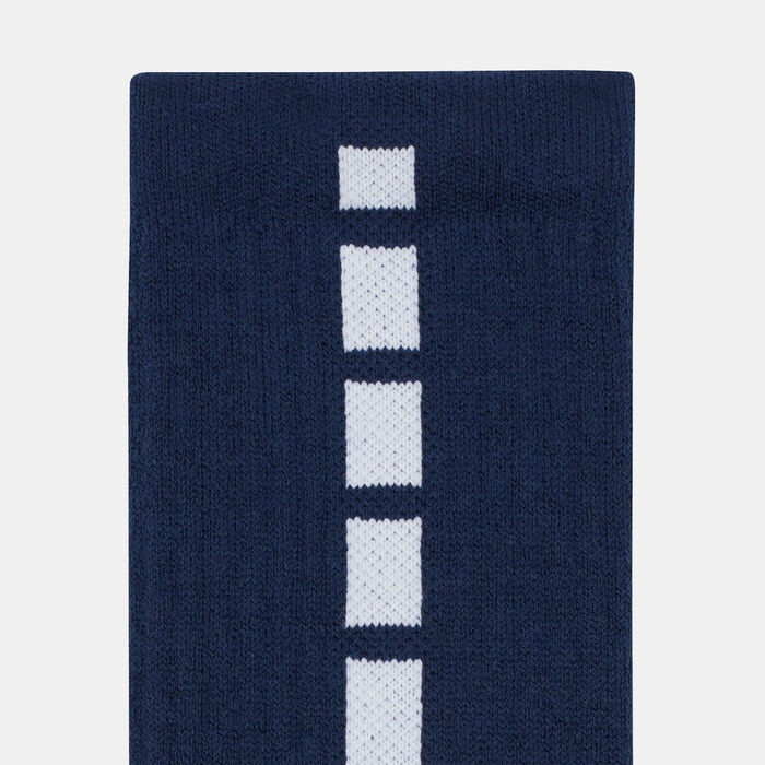 Nike Elite Crew Basketball Socks Blue Nike Elite Crew Basketball Socks Blue image number 7