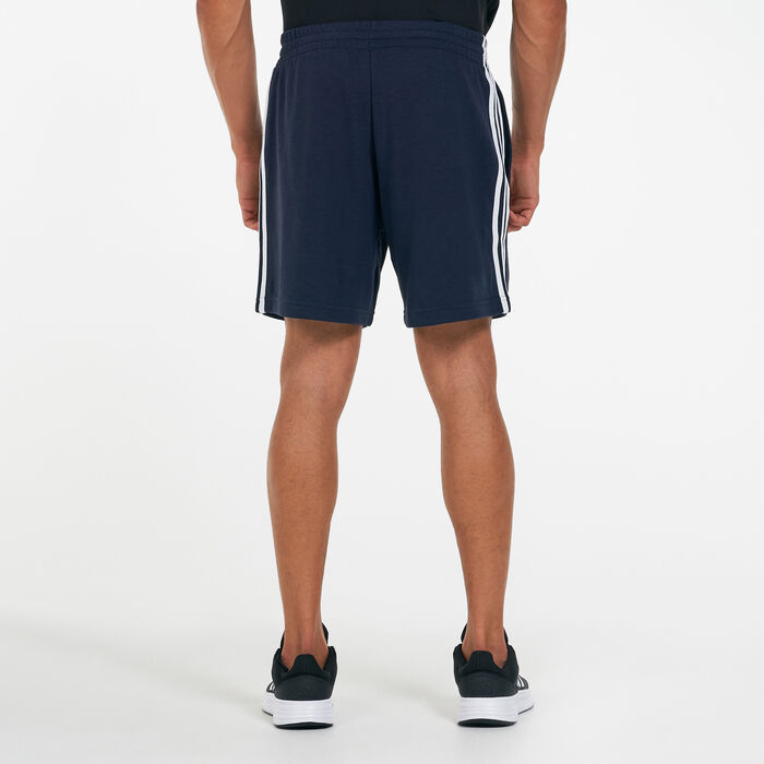 adidas Men's Essentials French Terry 3-Stripes Shorts adidas Men's Essentials French Terry 3-Stripes Shorts image number 1