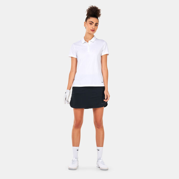 Nike Women's Dri-FIT Victory SLD Polo Shirt Black Nike Women's Dri-FIT Victory SLD Polo Shirt Black image number 2