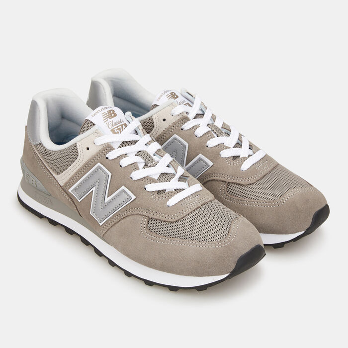 New Balance Men's 574 Shoes Grey New Balance Men's 574 Shoes Grey image number 1