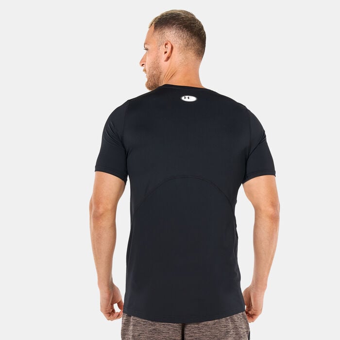 Under Armour Men's HeatGear® Armour Fitted T-Shirt Black Under Armour Men's HeatGear® Armour Fitted T-Shirt Black image number 1