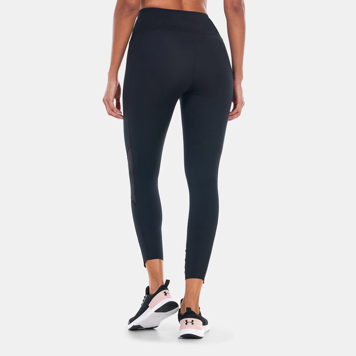Under Armour Women's UA RUSH™ Vent Ankle Leggings Black Under Armour Women's UA RUSH™ Vent Ankle Leggings Black image number 1