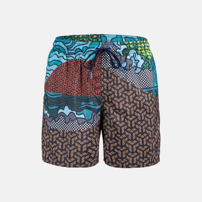 Arena Men's Printed Beach Boxers Blue Arena Men's Printed Beach Boxers Blue image number 0