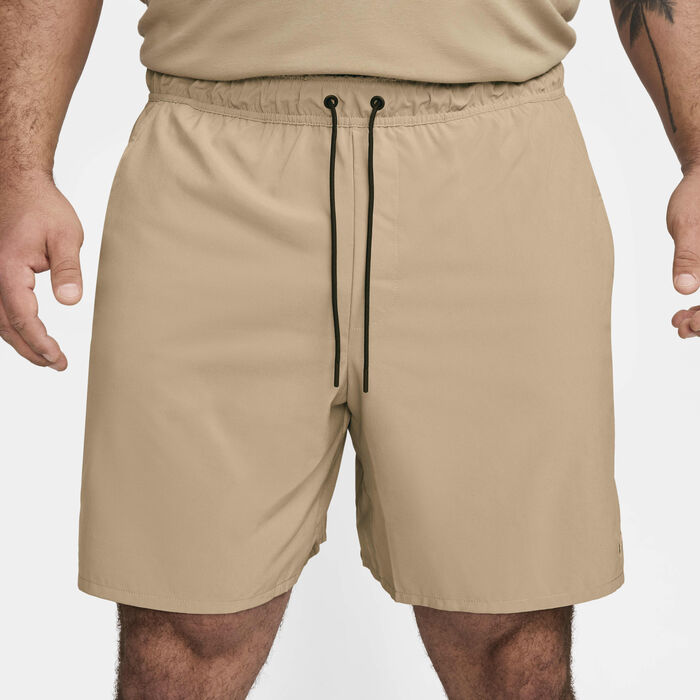 Nike Men's Unlimited Dri-FIT Unlined Versatile Shorts Beige image number 8