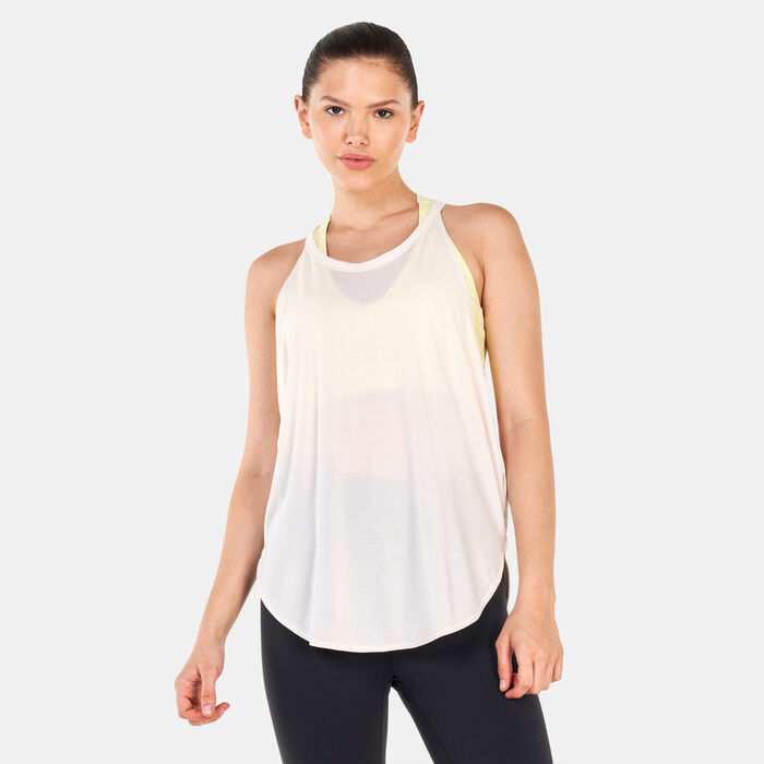 prAna Women's Lunar Glow Tank Top White prAna Women's Lunar Glow Tank Top White image number 0