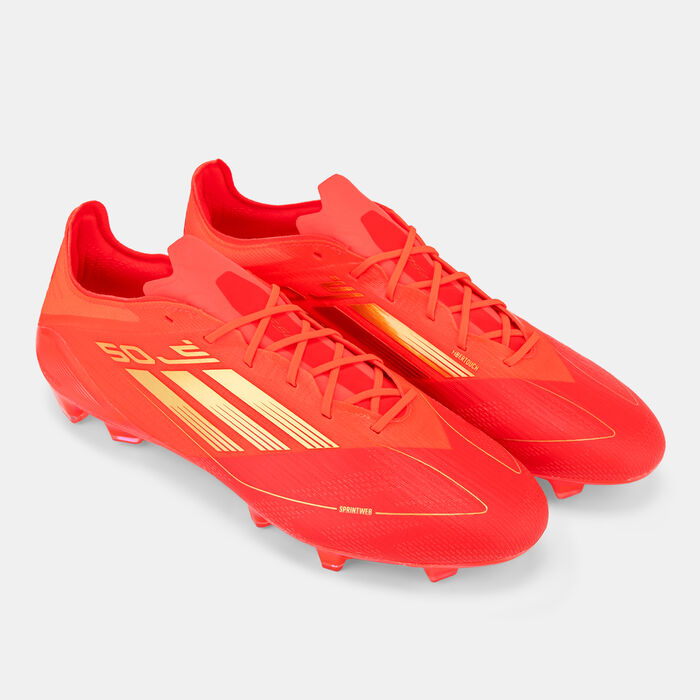 adidas Men's F50 Elite Mo Salah Firm Ground Football Shoes Red adidas Men's F50 Elite Mo Salah Firm Ground Football Shoes Red image number 1