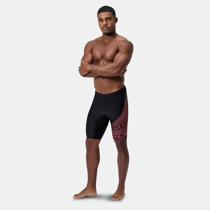 Speedo Men's Medley Logo Swimming Jammers Black Speedo Men's Medley Logo Swimming Jammers Black image number 2