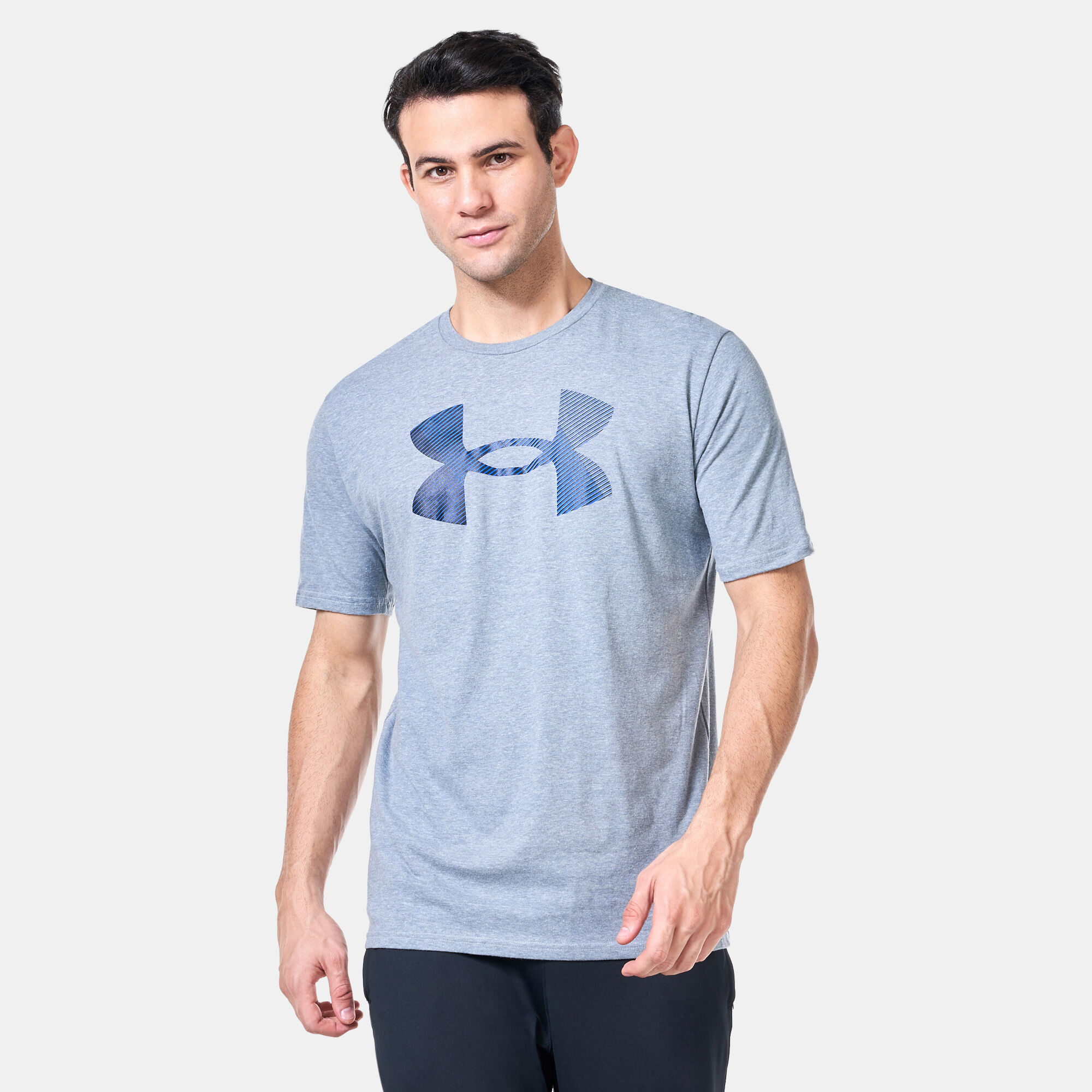 Buy Under Armour Men s Big Logo Fill T Shirt Grey in KSA SSS