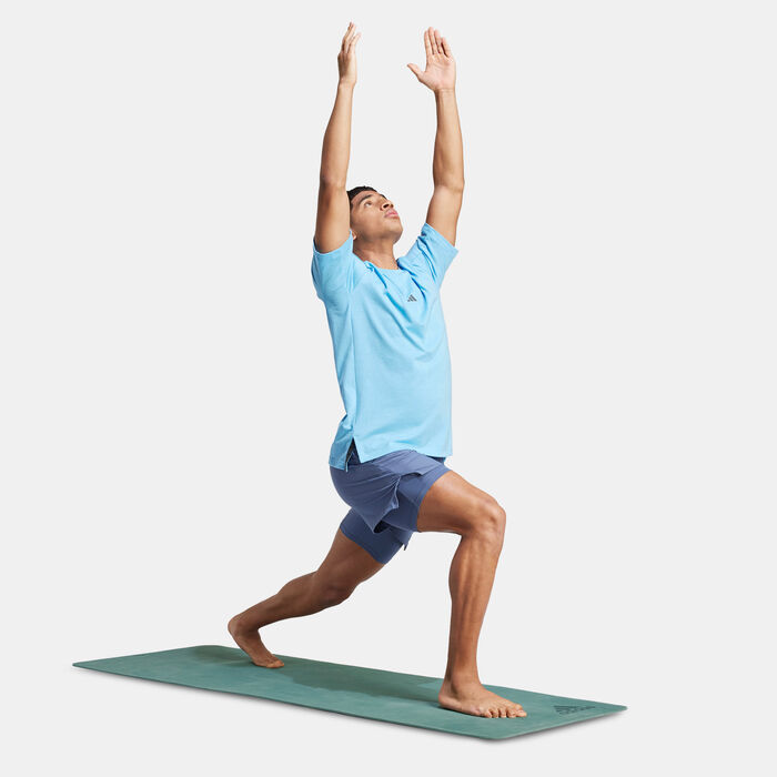 adidas Men's Yoga T-Shirt Blue image number 5