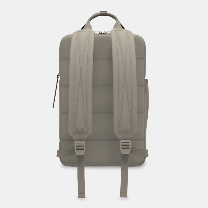 Under Armour Project Rock Box Duffle Backpack Beige Under Armour Project Rock Box Duffle Backpack Beige image number 1