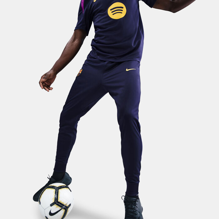 Nike Men's FC Barcelona Strike Knit Football Track Pants Purple Nike Men's FC Barcelona Strike Knit Football Track Pants Purple image number 3