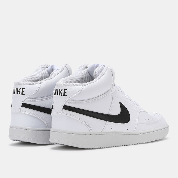 Nike Men's Court Vision Mid Next Nature Shoes White Nike Men's Court Vision Mid Next Nature Shoes White image number 2