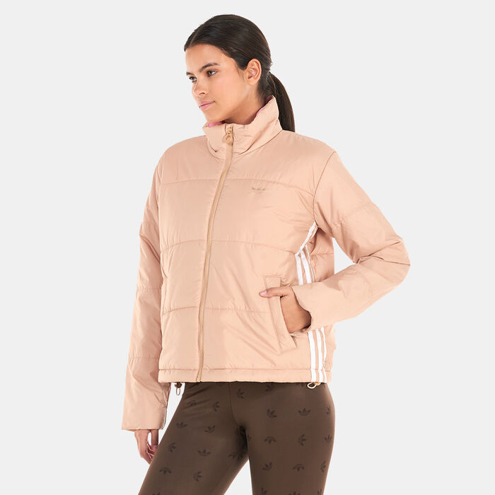 adidas Originals Women's Short Puffer Jacket Beige image number 0