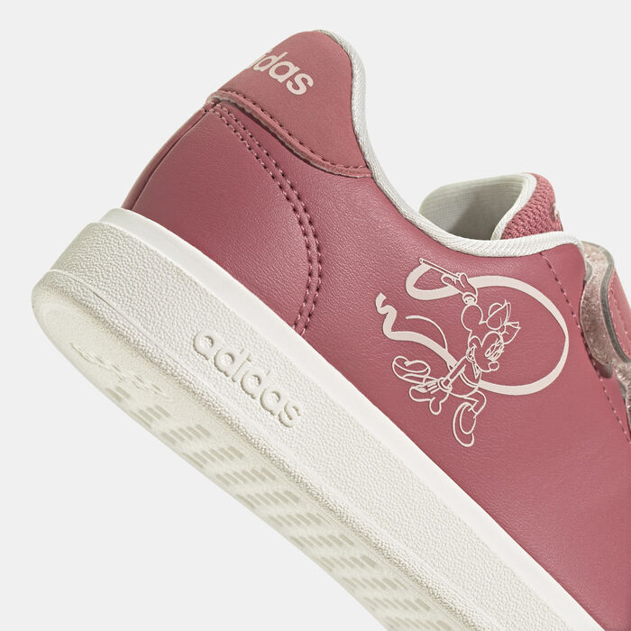 adidas Kids' x Disney Mickey and Friends Advantage Shoes Pink adidas Kids' x Disney Mickey and Friends Advantage Shoes Pink image number 4