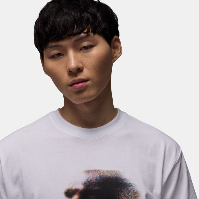 Jordan Men's Sport Dri-FIT Graphic T-Shirt White image number 3