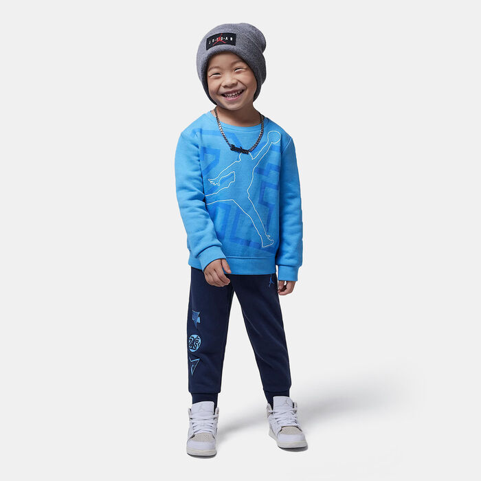 Nike Kids' See Me Shine Sweatshirt and Joggers Set Blue Nike Kids' See Me Shine Sweatshirt and Joggers Set Blue image number 0
