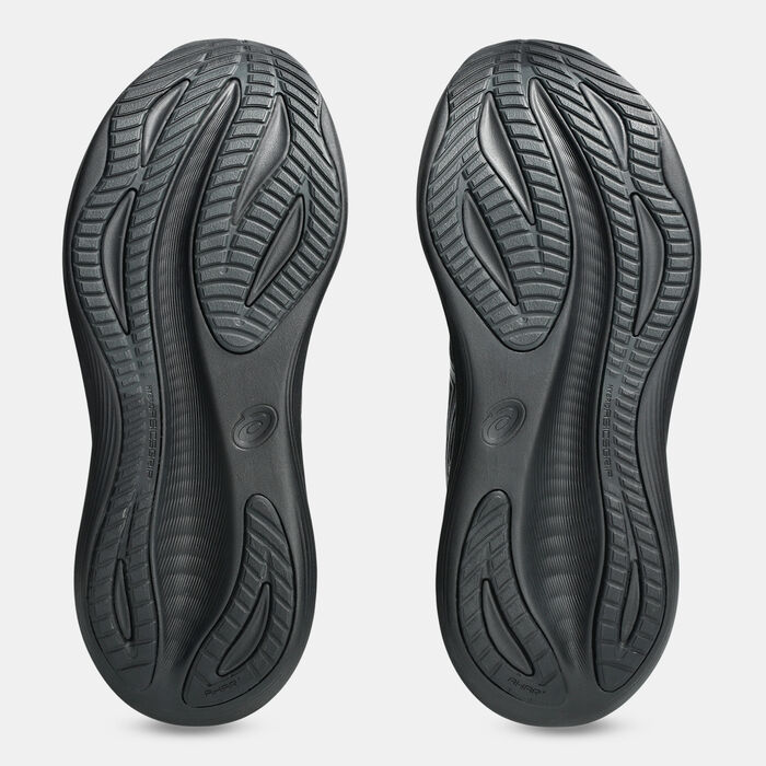 ASICS Men's GEL-NIMBUS 27 Wide Running Shoes Black ASICS Men's GEL-NIMBUS 27 Wide Running Shoes Black image number 3