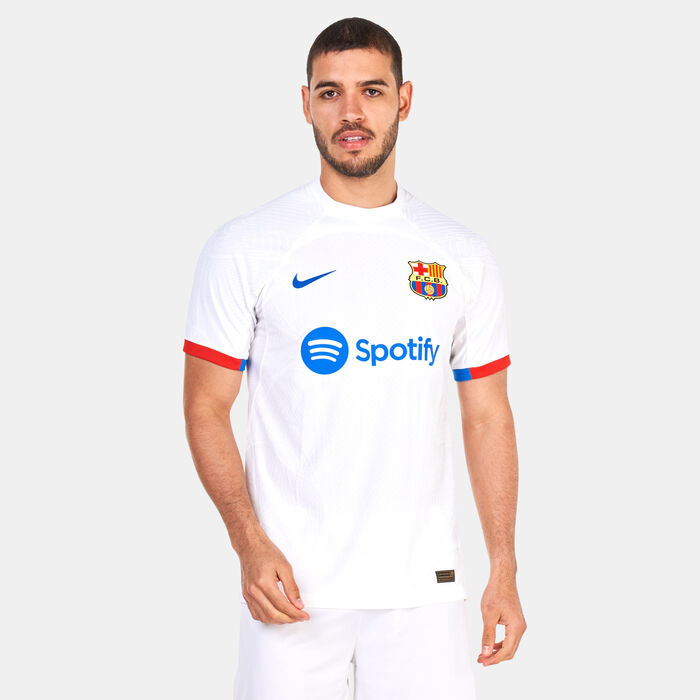 Nike Men's F.C. Barcelona Dri-FIT ADV Match Away Football Jersey - 2023/24 White Nike Men's F.C. Barcelona Dri-FIT ADV Match Away Football Jersey - 2023/24 White image number 0
