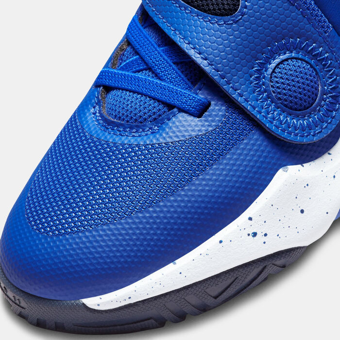 Nike Kids' Team Hustle D11 Basketball Shoe (Older Kids) Blue Nike Kids' Team Hustle D11 Basketball Shoe (Older Kids) Blue image number 4