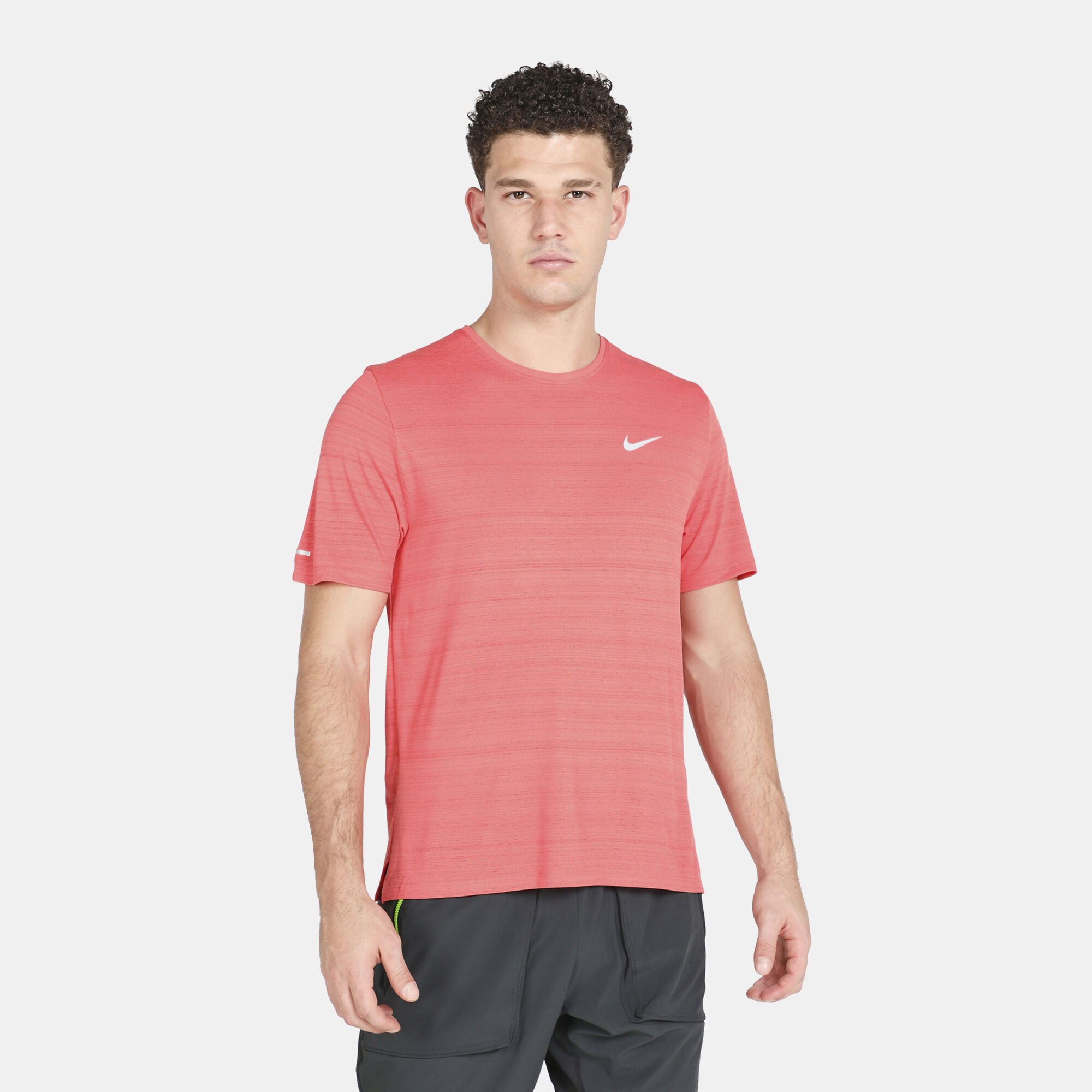 Nike dri fit miler orange discount