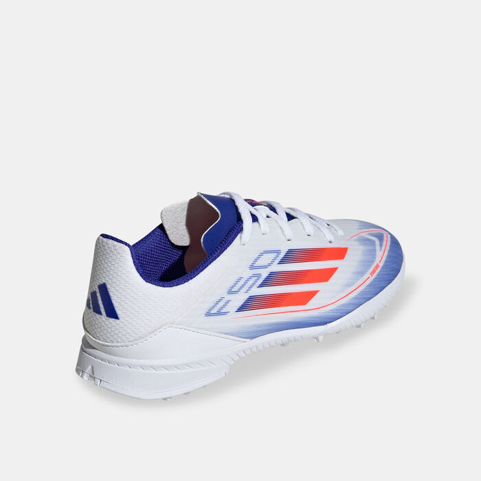 adidas Kids' F50 League Turf Ground Football Shoes White adidas Kids' F50 League Turf Ground Football Shoes White image number 2