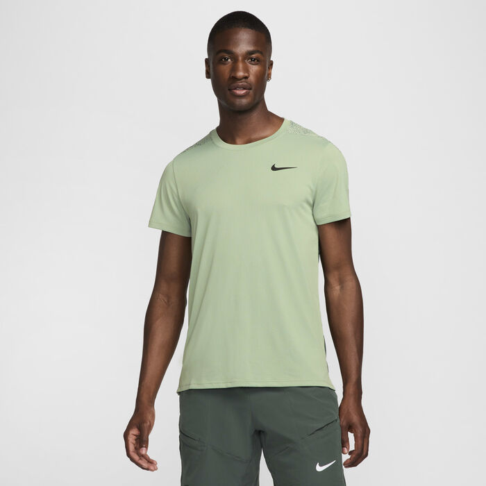 Nike Men's Court Slam Dri-FIT Tennis Top Green Nike Men's Court Slam Dri-FIT Tennis Top Green image number 0