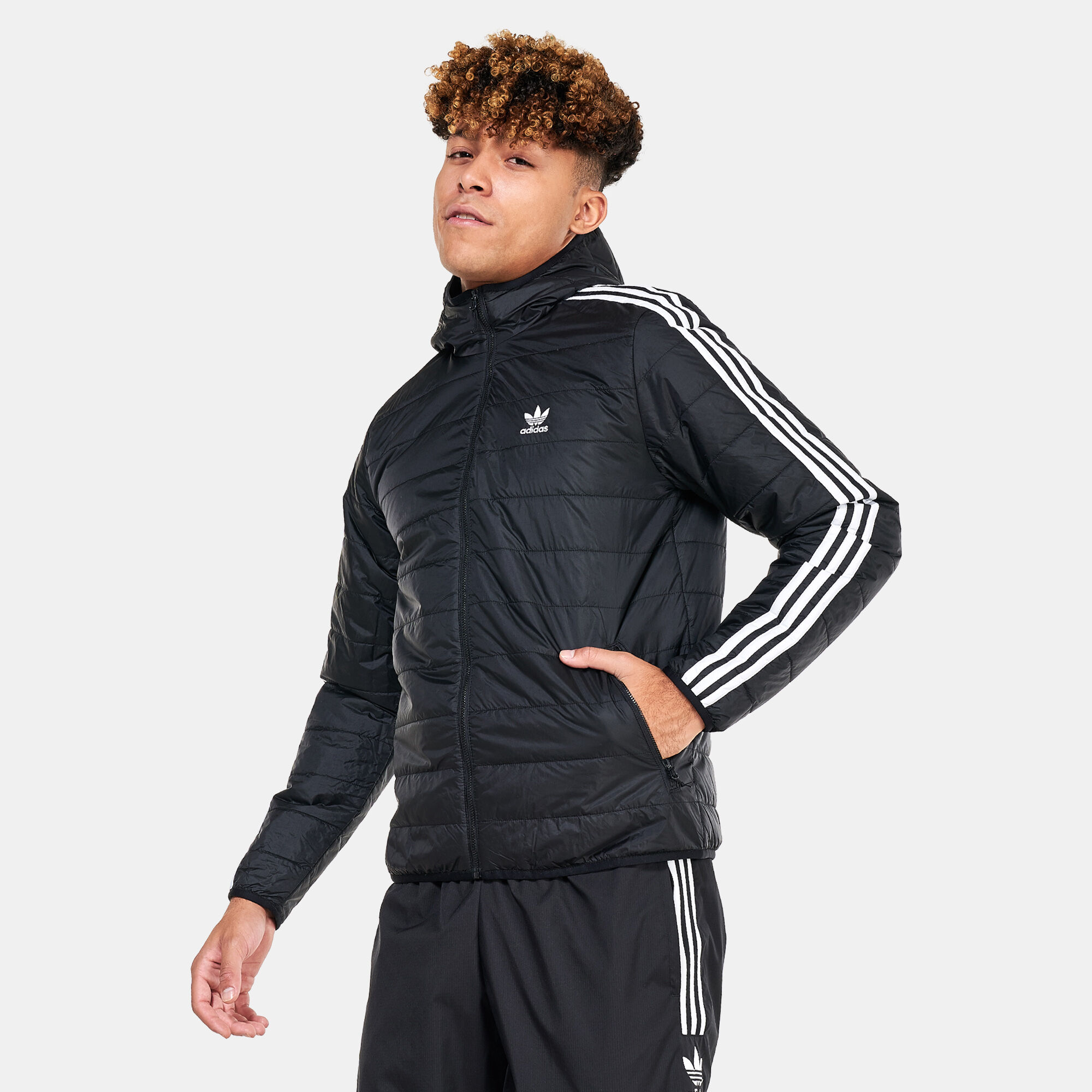 Adidas originals hooded jacket top