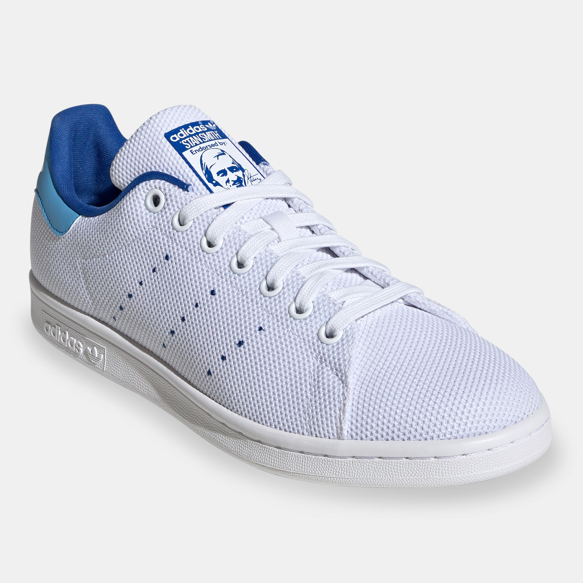 Stan smith shoes blue and white hotsell