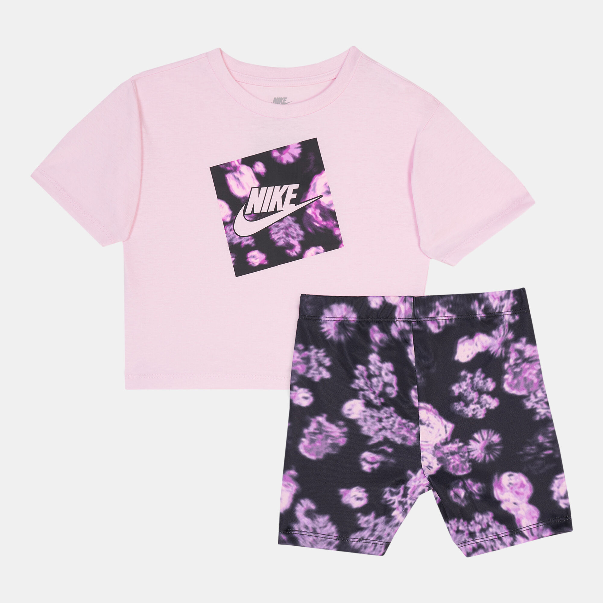 Nike biker shorts set sales