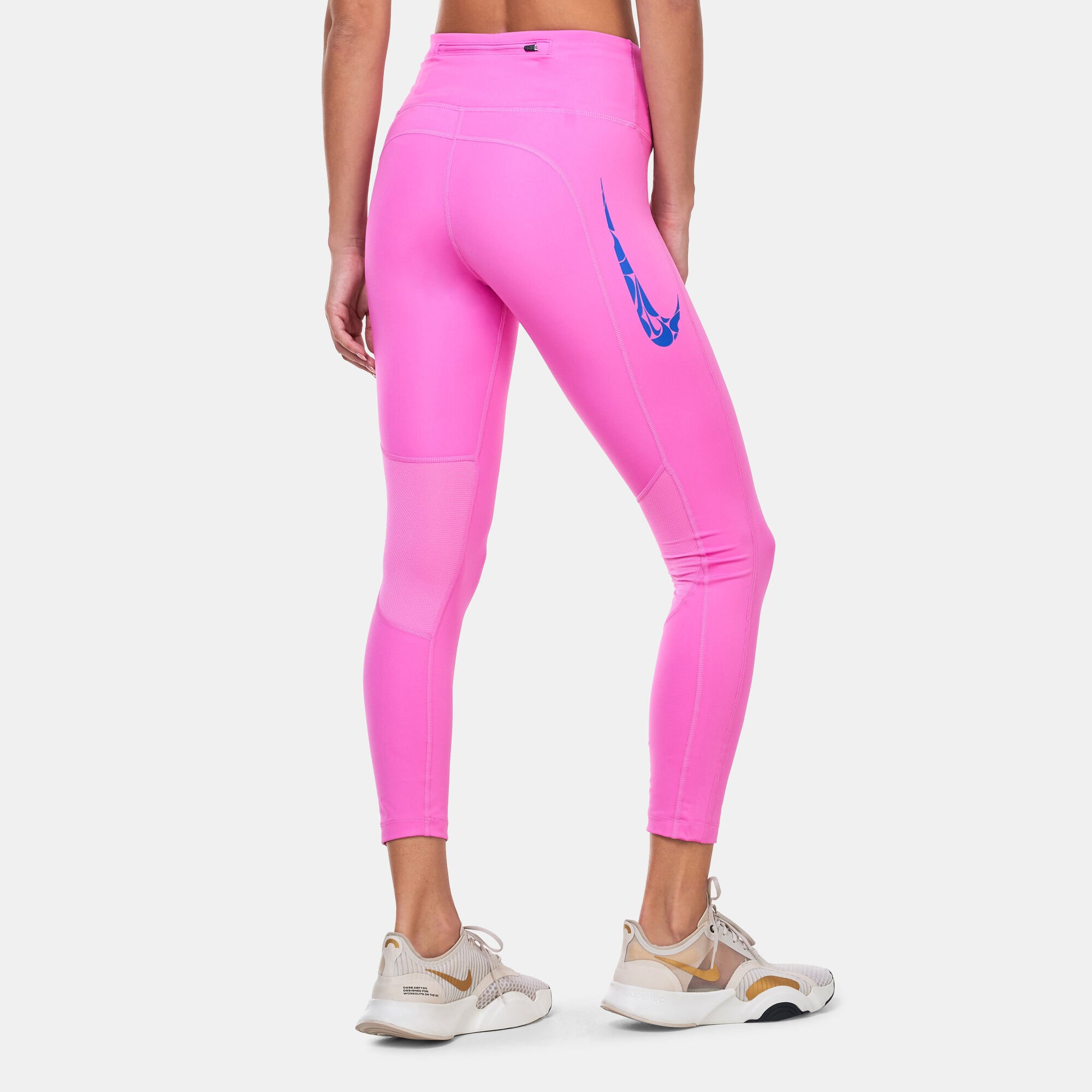 Pink running capris store