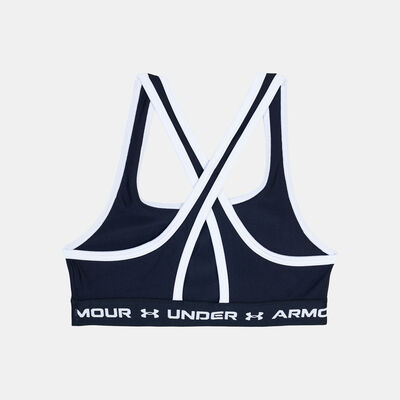 Under Armour Kids' UA Crossback Training Sports Bra Black Under Armour Kids' UA Crossback Training Sports Bra Black