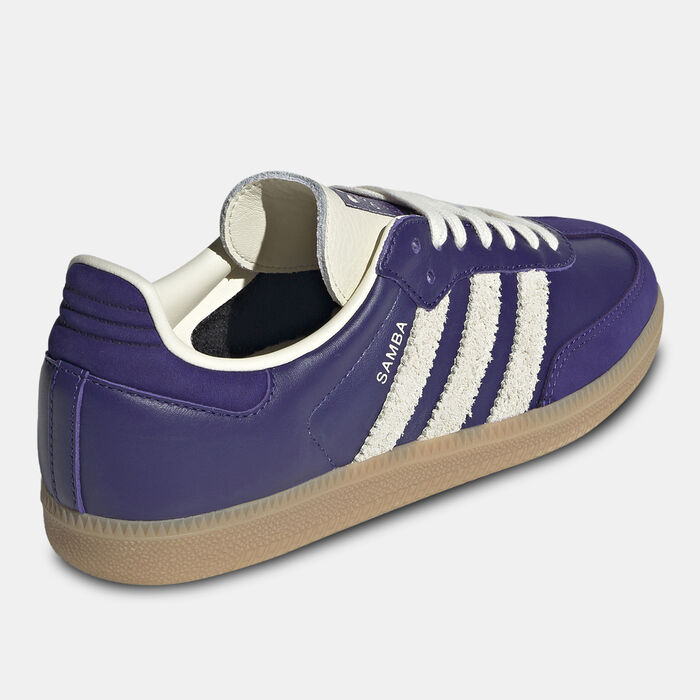 adidas Originals Women's Samba OG Shoes Blue adidas Originals Women's Samba OG Shoes Blue image number 2