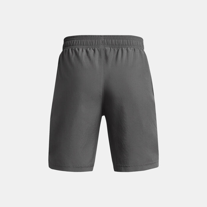 Under Armour Kids' UA Tech Woven Wordmark Shorts Grey Under Armour Kids' UA Tech Woven Wordmark Shorts Grey image number 1