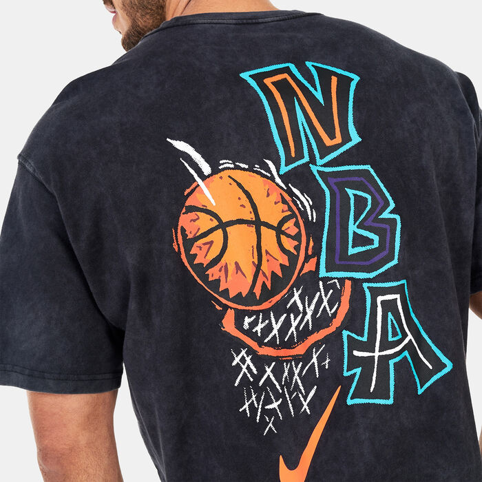 Nike Men's Team 31 Courtside Max90 NBA T-Shirt Black image number 3