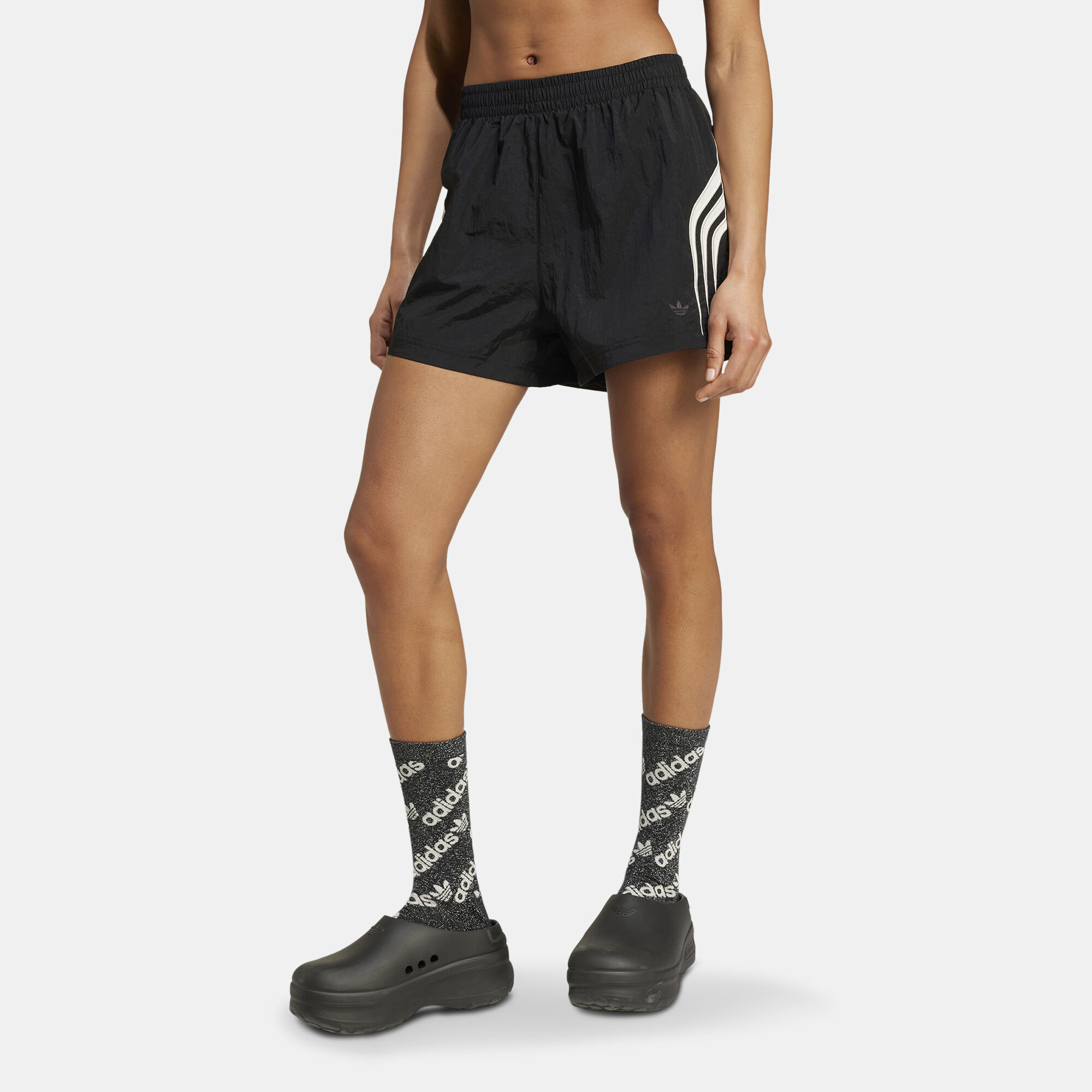 Shop adidas Originals Women's Atlanta Cutline Shorts Black