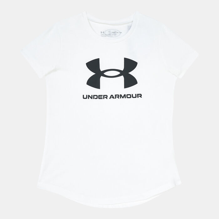 Under Armour Kids' UA Sportstyle Graphic T-Shirt White image number 0