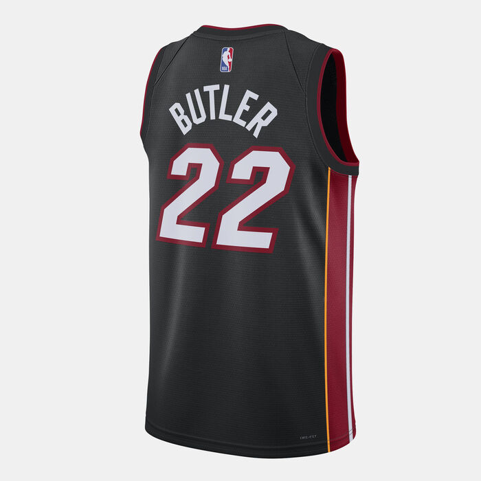 Nike Men's 22/23 NBA Miami Heat Jimmy Butler Icon Edition Swingman Basketball Jersey Black Nike Men's 22/23 NBA Miami Heat Jimmy Butler Icon Edition Swingman Basketball Jersey Black image number 1