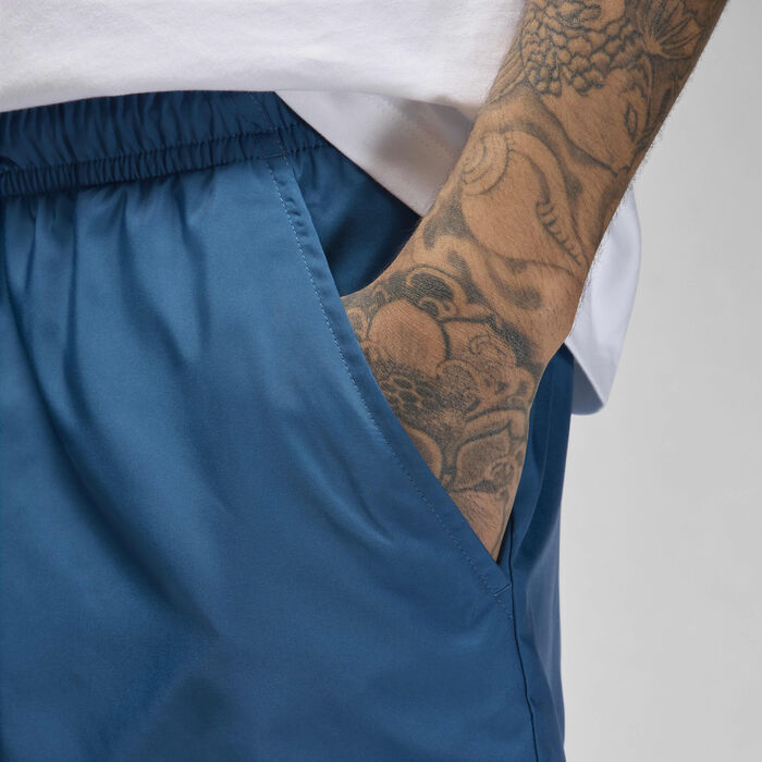 Jordan Men's Essentials Poolside Shorts Blue Jordan Men's Essentials Poolside Shorts Blue image number 4