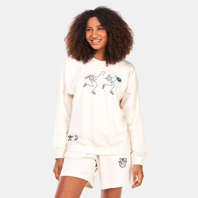 adidas Originals Women's Originals x André Saraiva Sweater Beige