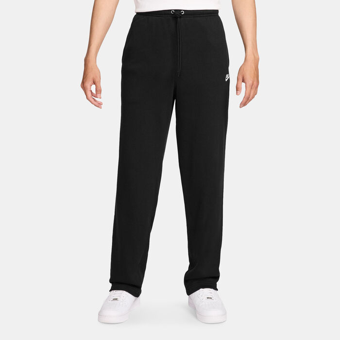 Nike Men's Club French Terry Wide Leg Pants Black Nike Men's Club French Terry Wide Leg Pants Black image number 0