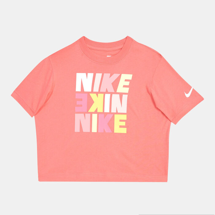 Nike Kids' Sportswear T-Shirt (Older Kids) Pink Nike Kids' Sportswear T-Shirt (Older Kids) Pink image number 0